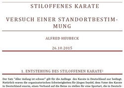 Stiloffenes Karate Alfred
